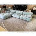 Modulare Sofa bequeme langlebige Boucle Couch